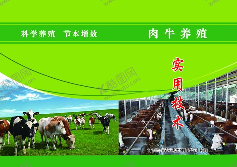 编号：42811109291708502716【酷图网】源文件下载-肉牛养殖技术封面