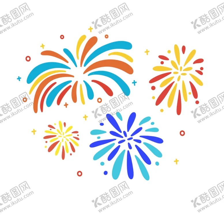 编号：54012302051211227125【酷图网】源文件下载-卡通手绘烟花