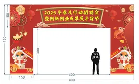 喷绘门楼