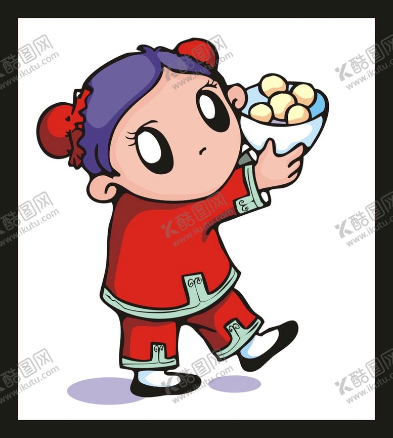 编号：93977210211049159439【酷图网】源文件下载-手绘卡通女孩