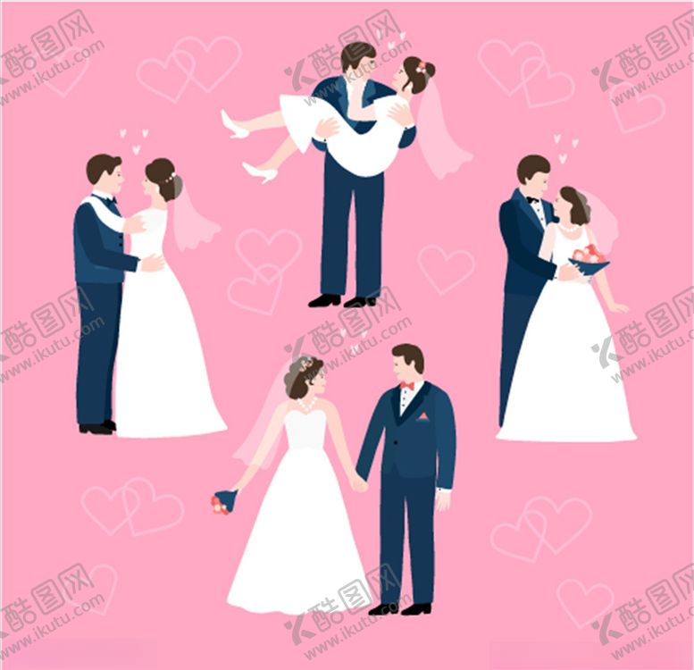 编号：44143209270550264111【酷图网】源文件下载-新郎新娘