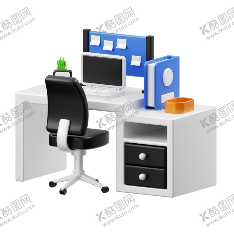 编号：21688201200520386402【酷图网】源文件下载-写字桌模型