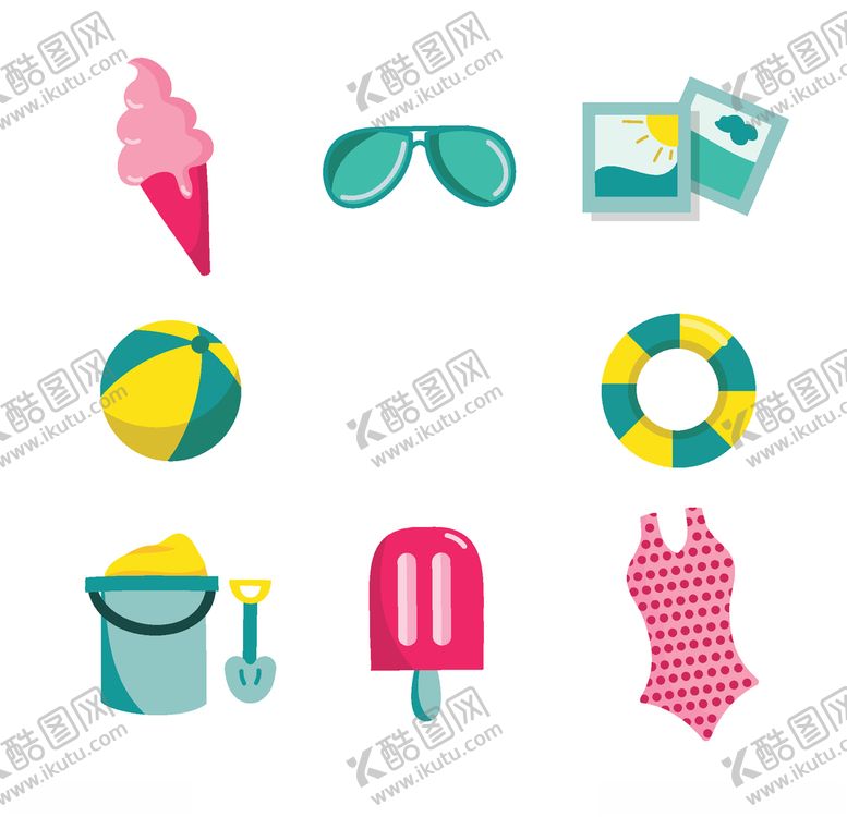 编号：71508306170446454112【酷图网】源文件下载-夏日元素