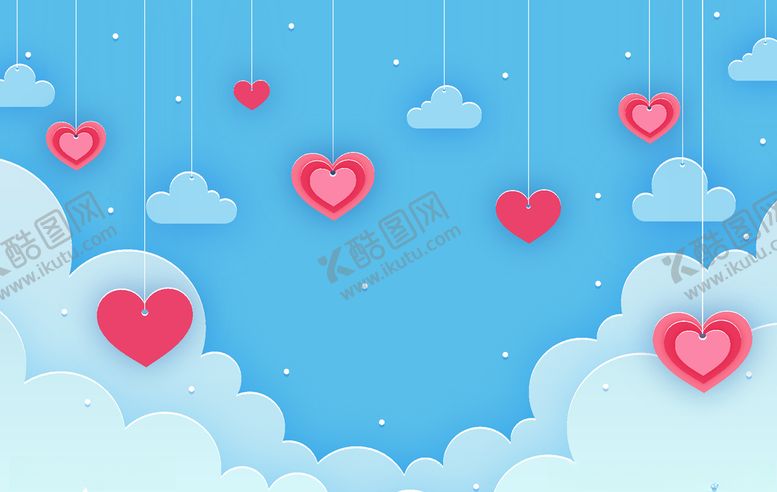 编号：75022309220705426284【酷图网】源文件下载-爱心背景