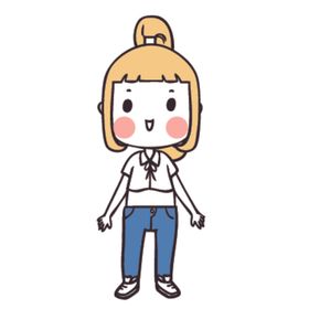 可爱人物形象插画
