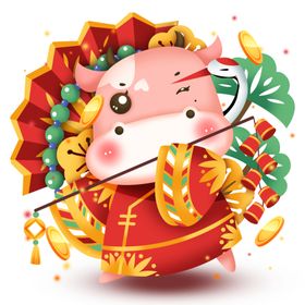 卡通牛