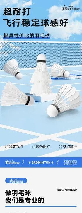 羽毛球电商详情页