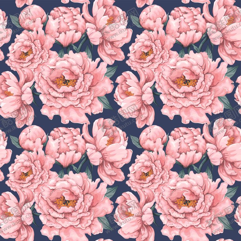 编号：10959510060909225172【酷图网】源文件下载-叶子花卉无缝图案