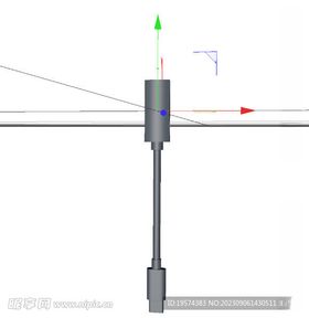 C4D模型数据线