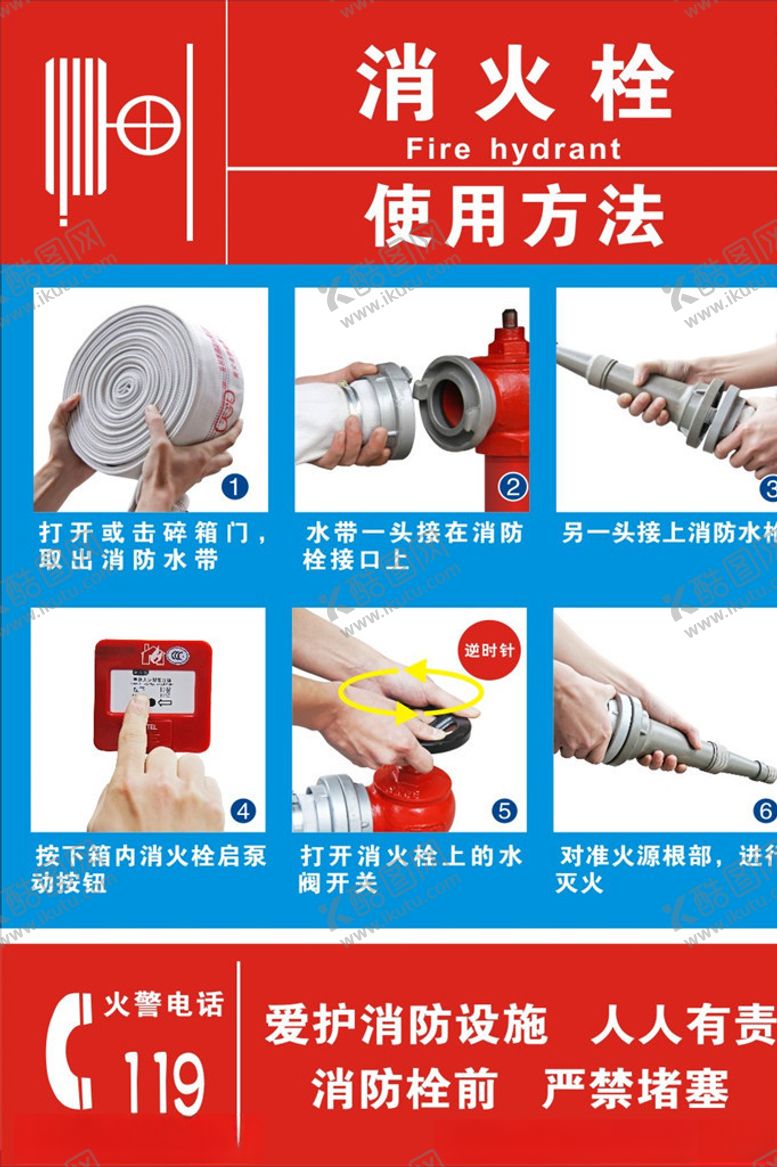 编号：28888505031223567188【酷图网】源文件下载-消火栓使用方法