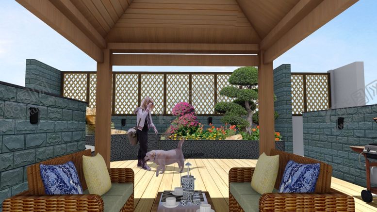 编号：64423609180259254278【酷图网】源文件下载-露台