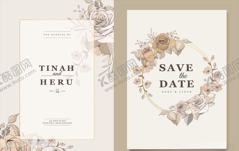 编号：33151409290415242649【酷图网】源文件下载-婚礼请柬