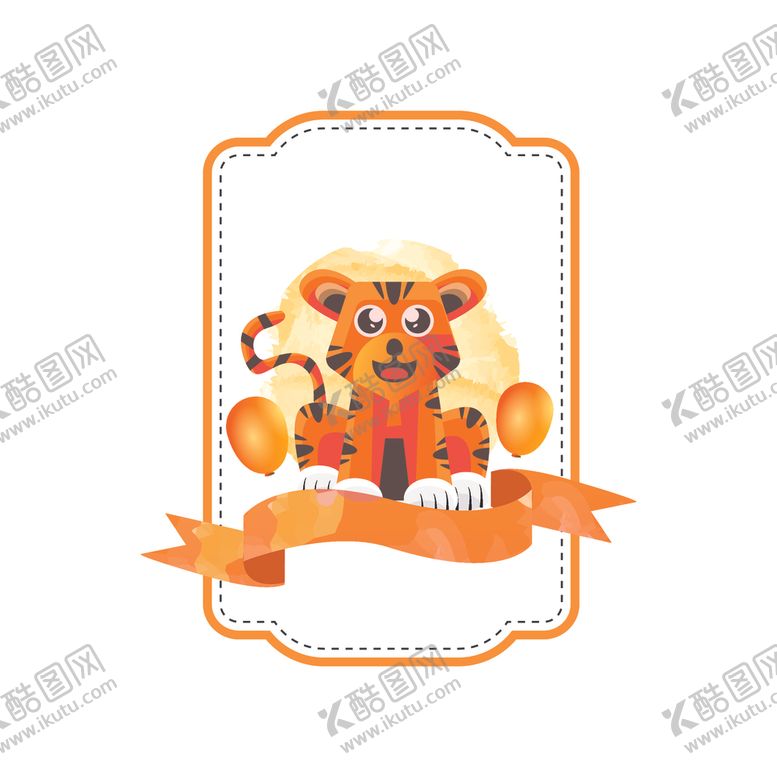 编号：24011505060657037500【酷图网】源文件下载-卡通动物卡片