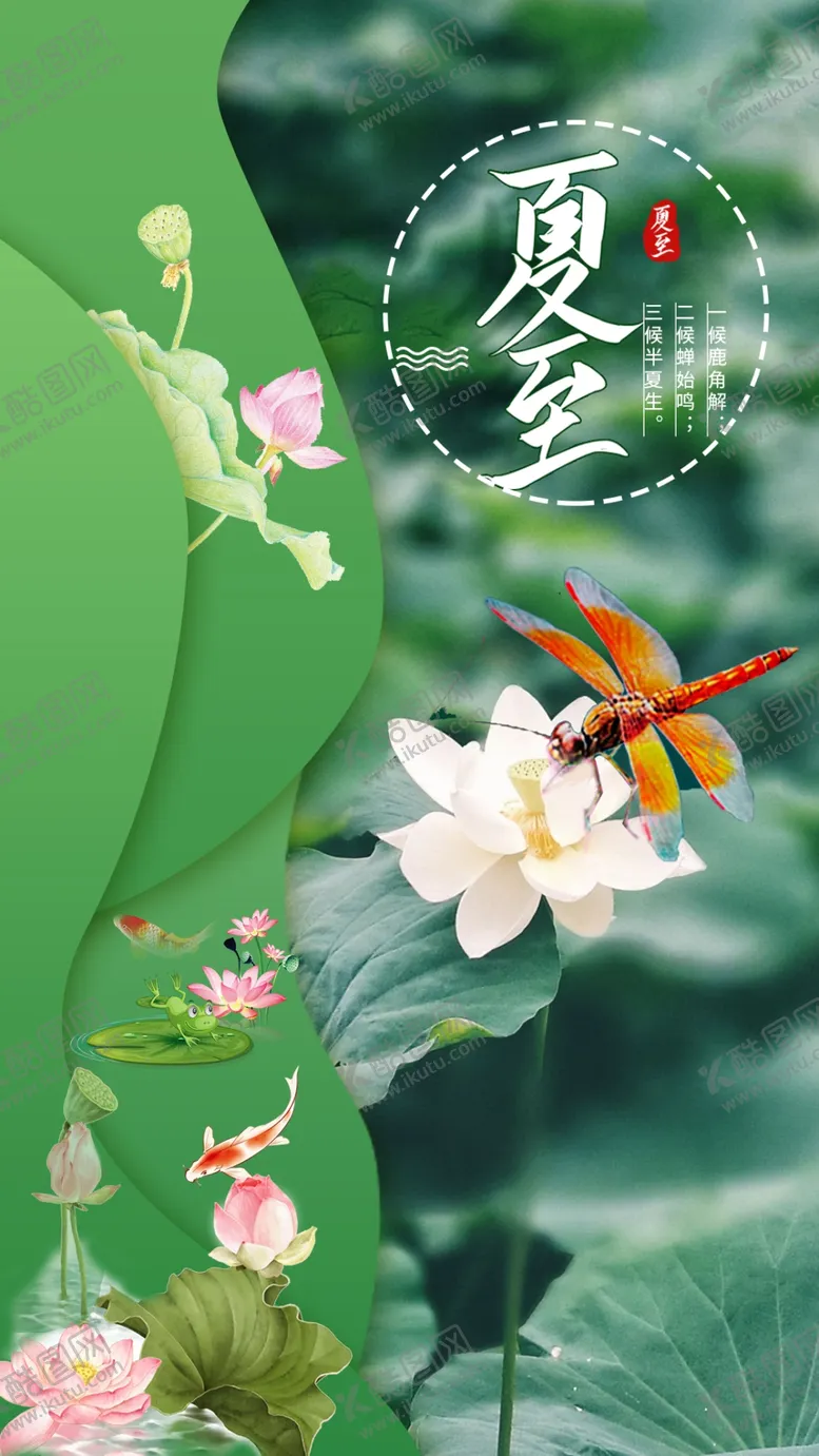 编号：63263002101900298214【酷图网】源文件下载-夏至海报