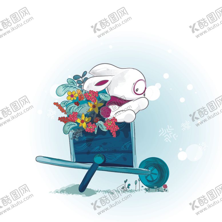 编号：47771709262214118441【酷图网】源文件下载-水彩卡通动物