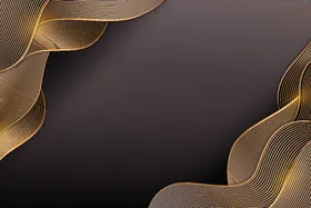 曲线背景流动展架光束动感条