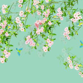 花鸟背景墙