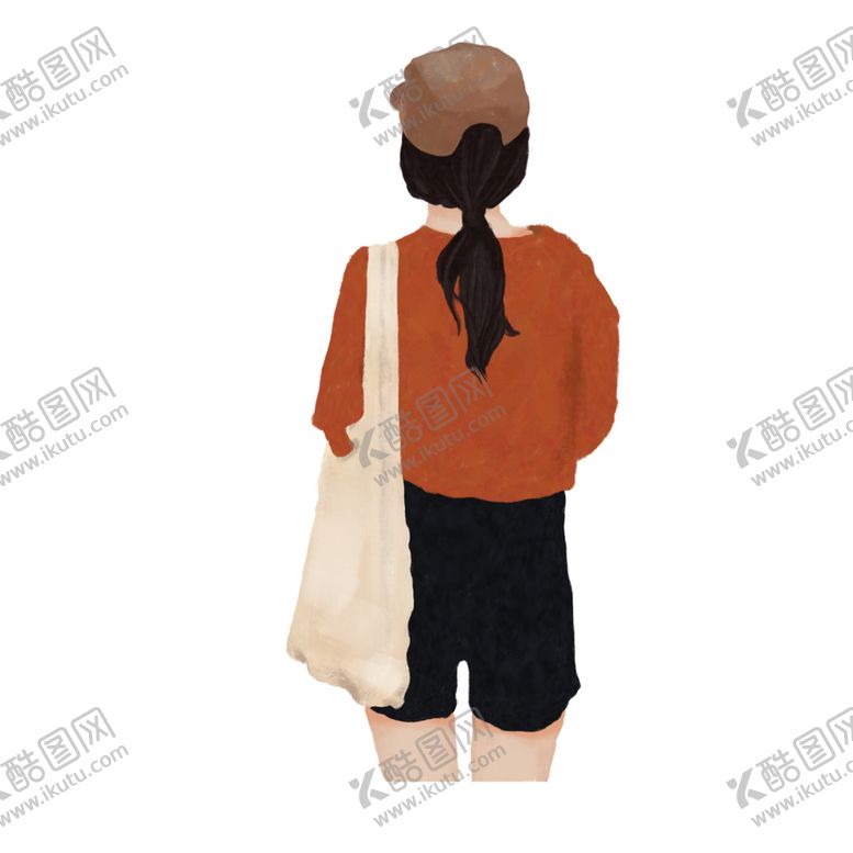 编号：60595905051531474542【酷图网】源文件下载-水彩手绘女孩