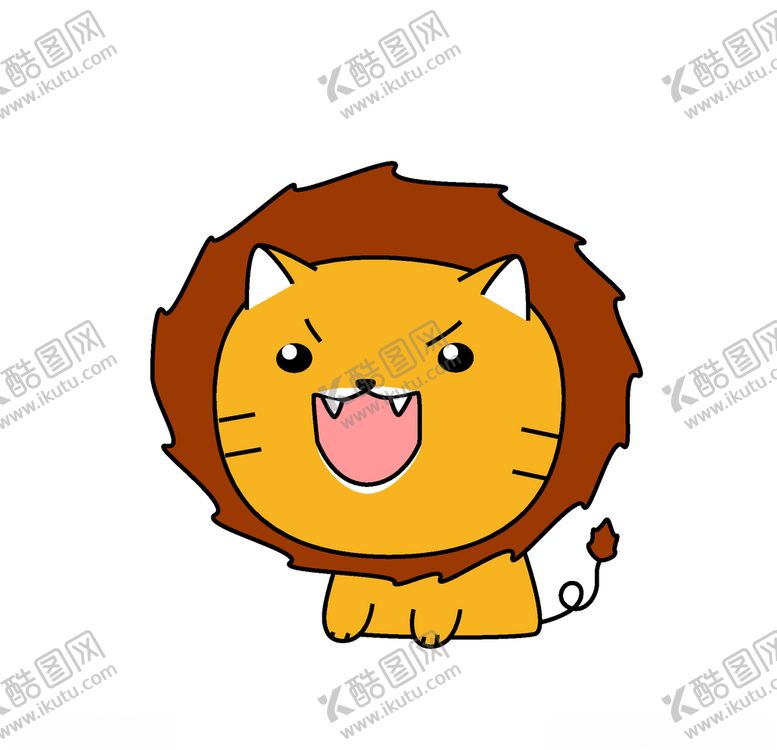 编号：81308006170615426533【酷图网】源文件下载-卡通狮子