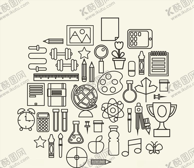 编号：42494009291103506209【酷图网】源文件下载-学校涂鸦