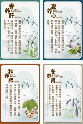 中医养生理疗系列海报