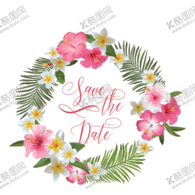 编号：34116210080221384766【酷图网】源文件下载-北欧小清新花圈花环