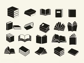 书籍图标集合