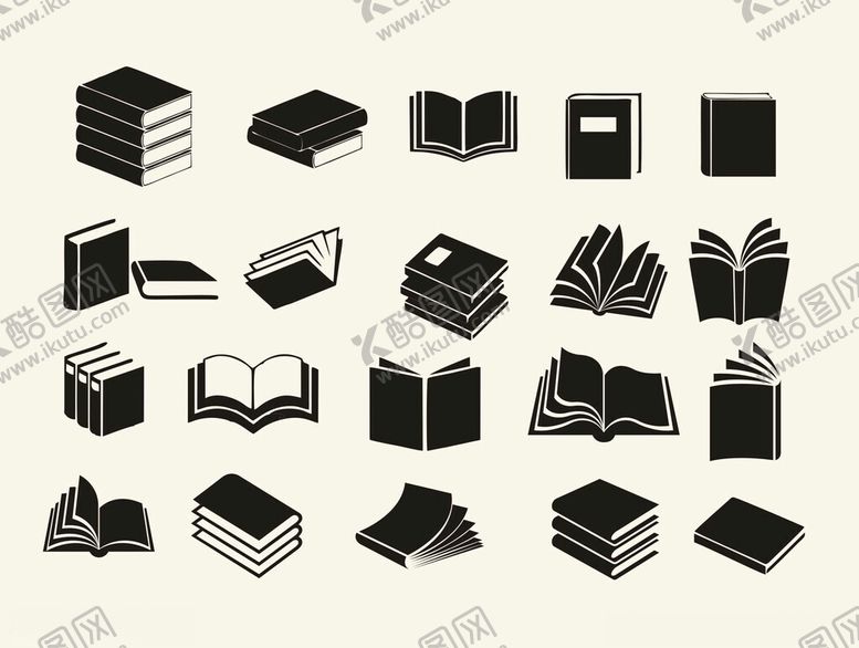 编号：74816304250029224310【酷图网】源文件下载-书籍图标集合