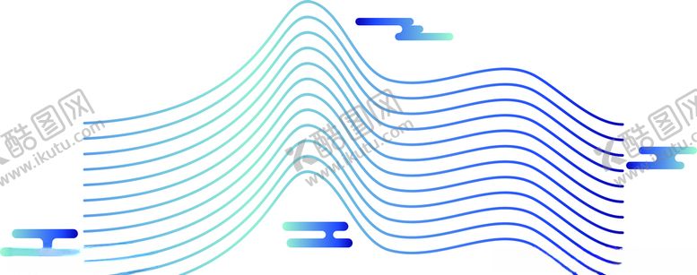 编号：21062510190140594022【酷图网】源文件下载-现代简约中国风渐变祥云矢量素材