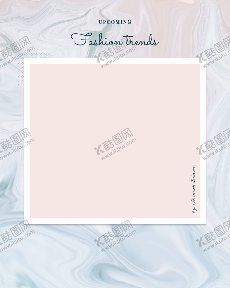 编号：61717409271122029405【酷图网】源文件下载-欧美时尚照片排版设计