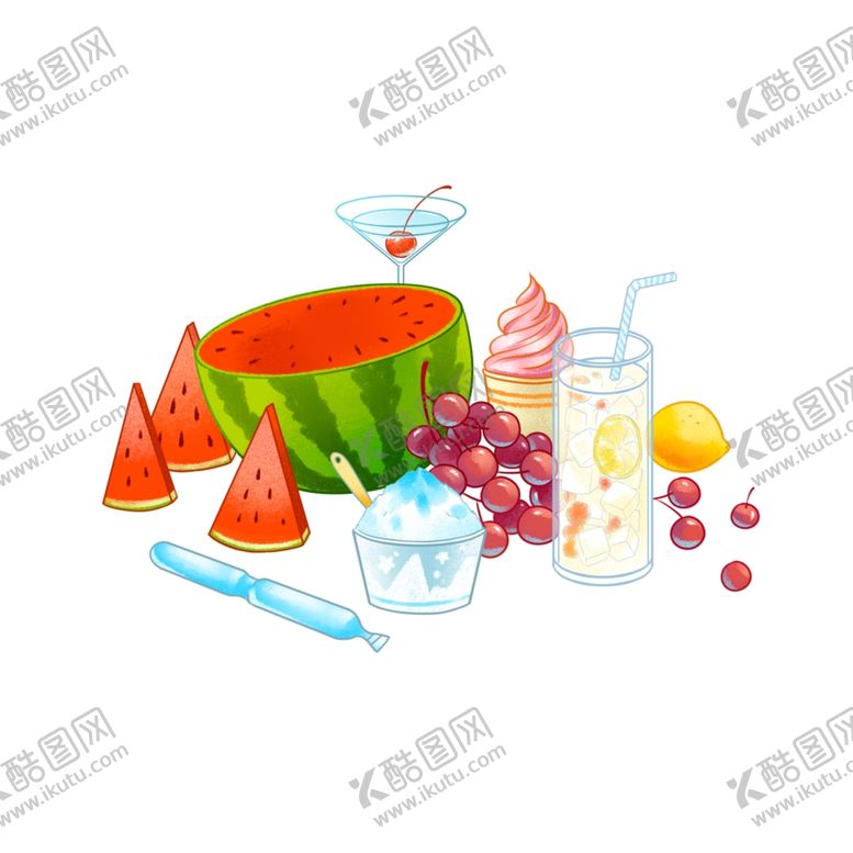 编号：93723907031226153016【酷图网】源文件下载-冰淇淋