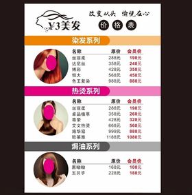 美发海报