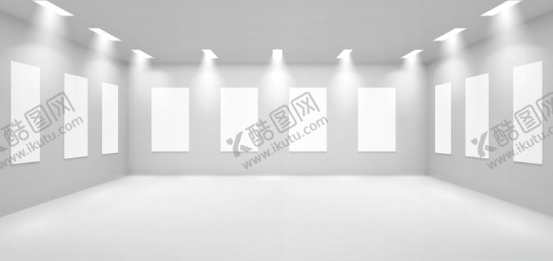 编号：87065905091503426976【酷图网】源文件下载-画展作品展墙面背景
