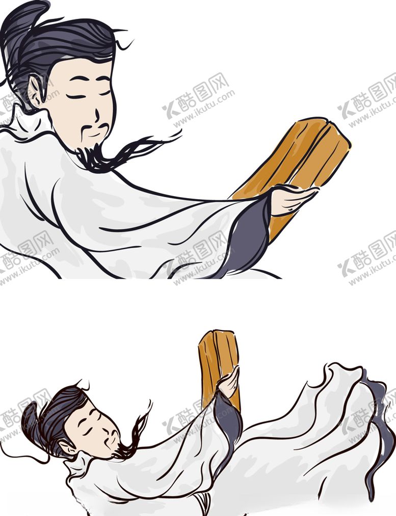 编号：90166910262001202479【酷图网】源文件下载-屈原端午节人物AI矢量素材