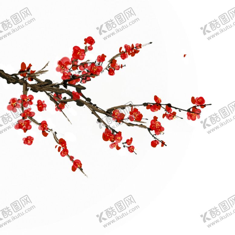 编号：94950205161711088365【酷图网】源文件下载-中国风水墨梅