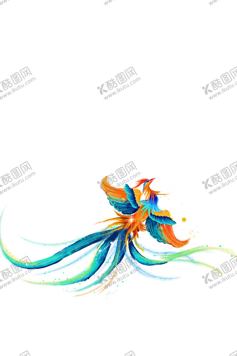 编号：71797809220842409963【酷图网】源文件下载-国潮凤凰插画