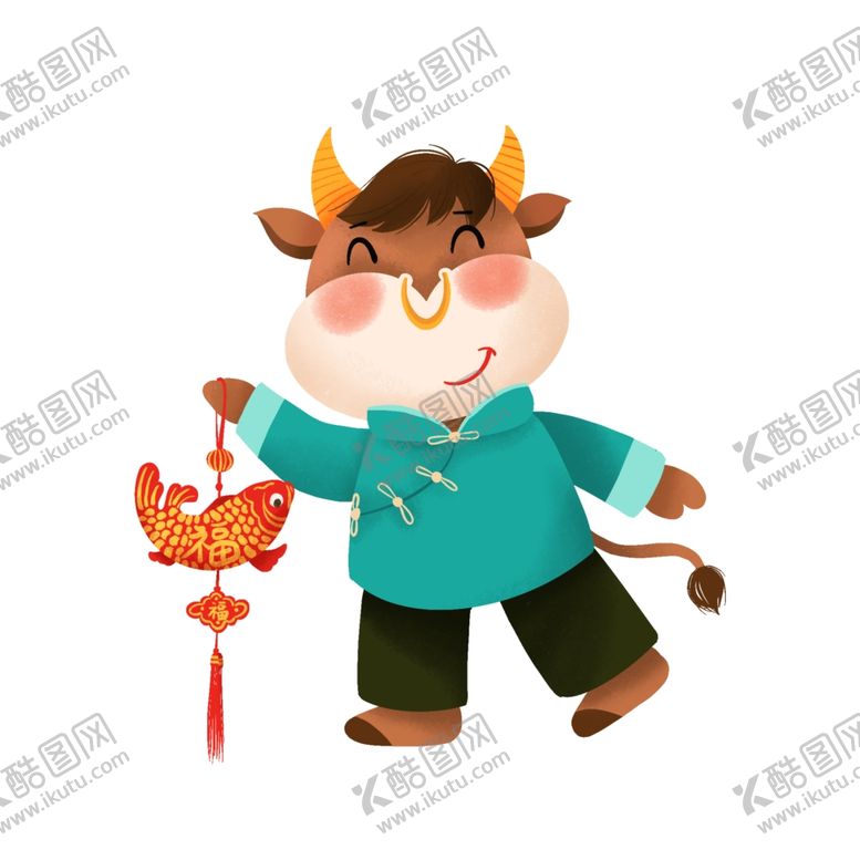 编号：48717003261250538368【酷图网】源文件下载-卡通牛