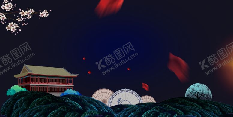 编号：17767806262340171698【酷图网】源文件下载-地产复古活动宣传背景海报素材