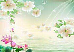 花鸟牡丹中国风新中式