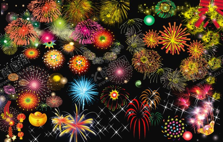 编号：37065810290645587599【酷图网】源文件下载-烟花