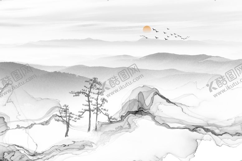 编号：78519607080651271244【酷图网】源文件下载-写意山水画