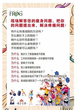 减肥健身宣传海报