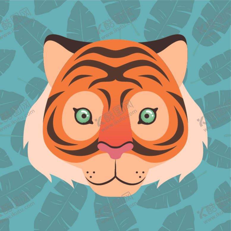 编号：51713710051153448198【酷图网】源文件下载-卡通老虎
