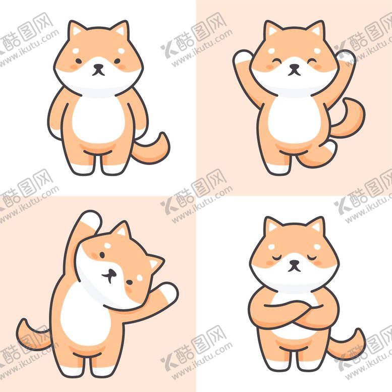 编号：31276211020206567421【酷图网】源文件下载-可爱卡通动物