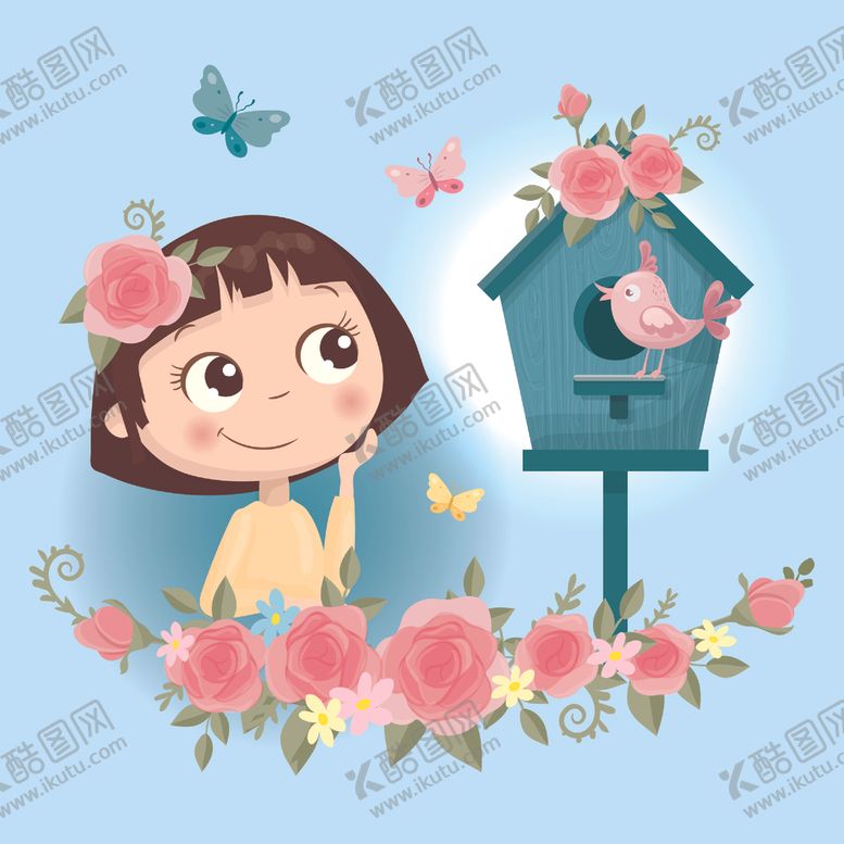 编号：37167306260732388631【酷图网】源文件下载-小女孩