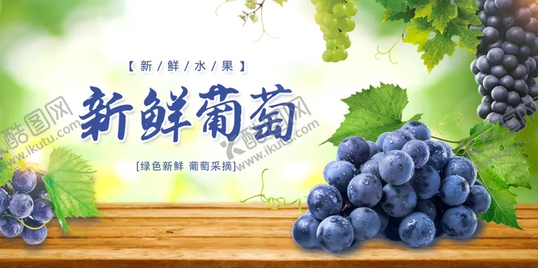 编号：88853602220747241273【酷图网】源文件下载-新鲜葡萄