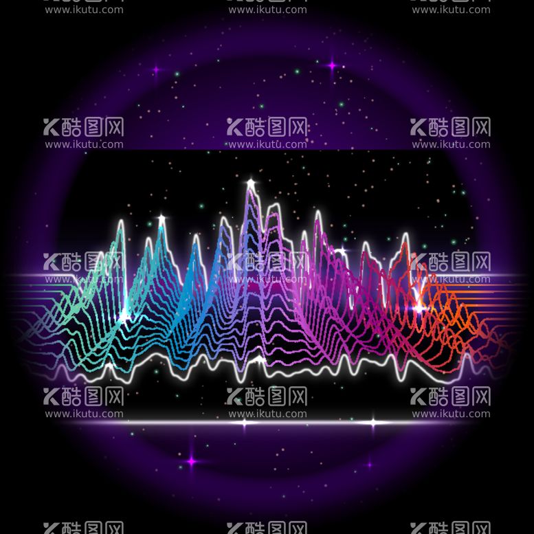 编号：19504612241559442013【酷图网】源文件下载-声音波纹