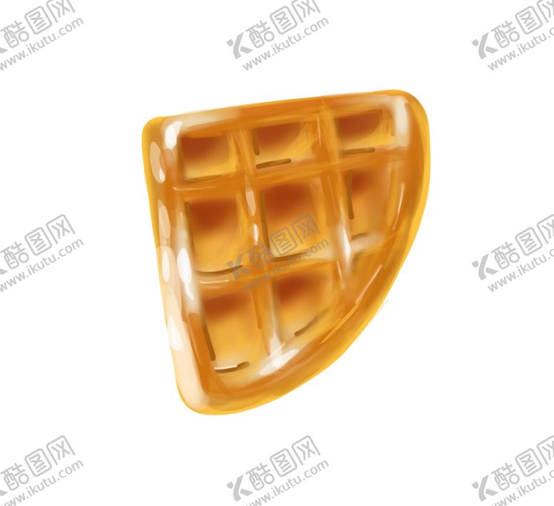 编号：25683110180737482817【酷图网】源文件下载-手绘华夫饼甜点