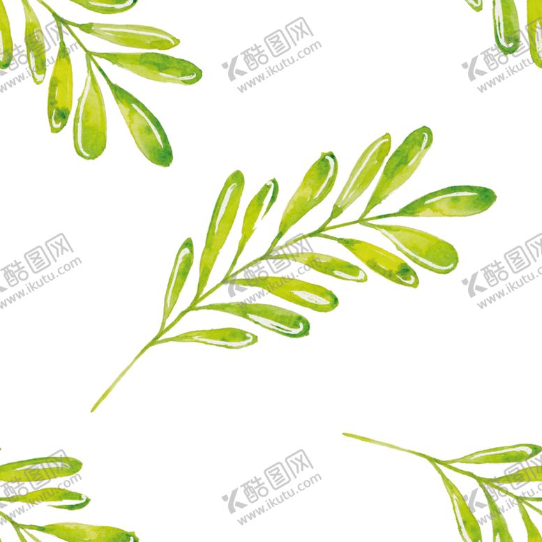 编号：51645807131149281010【酷图网】源文件下载-绿叶底纹背景