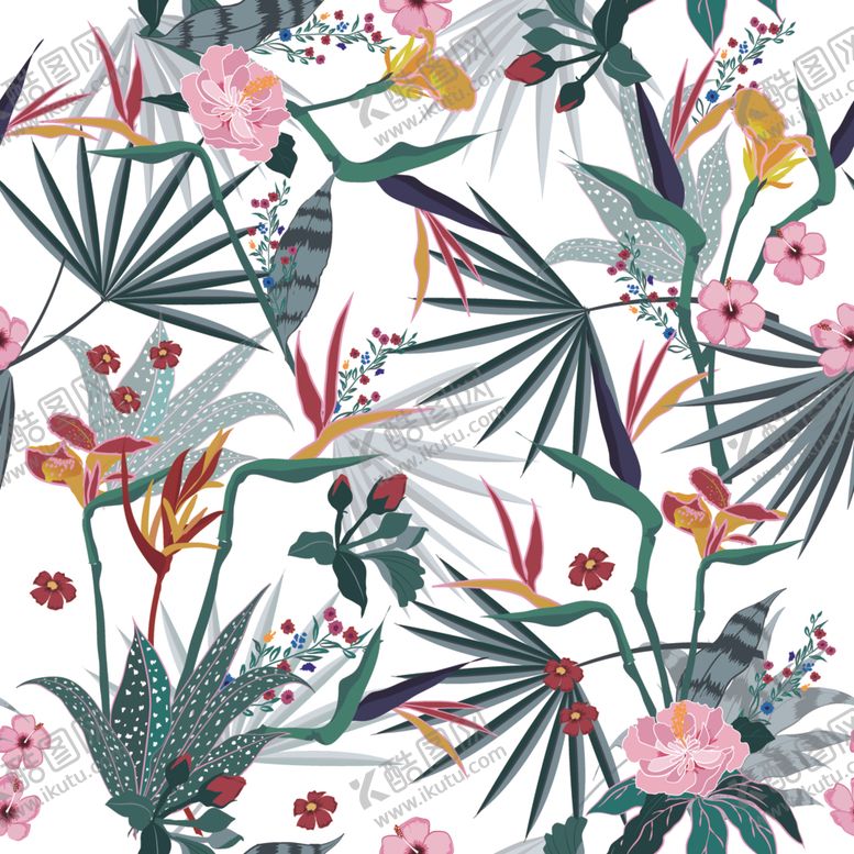 编号：91896409252346246802【酷图网】源文件下载-手绘花花矢量花花元素小